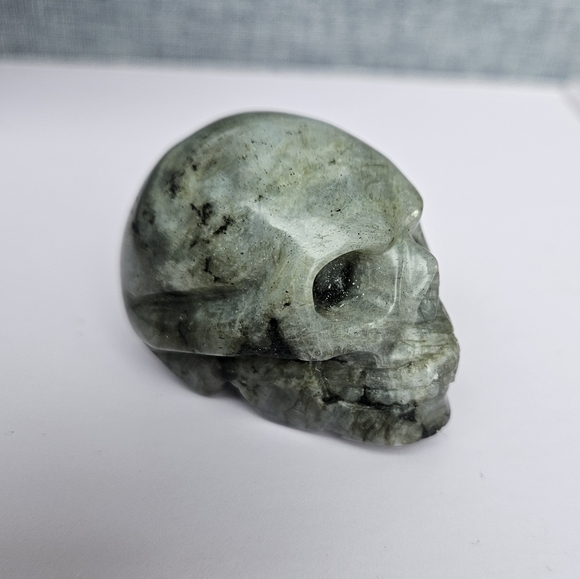 Labradorite Crystal Skull - Picture 5 of 5